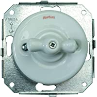 Fontini garby - Interruptor unipolar m.porcelana garby pack